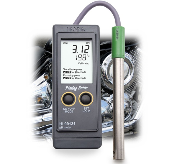 Máy đo pH xi mạ chuyên dụng Hanna HI99131