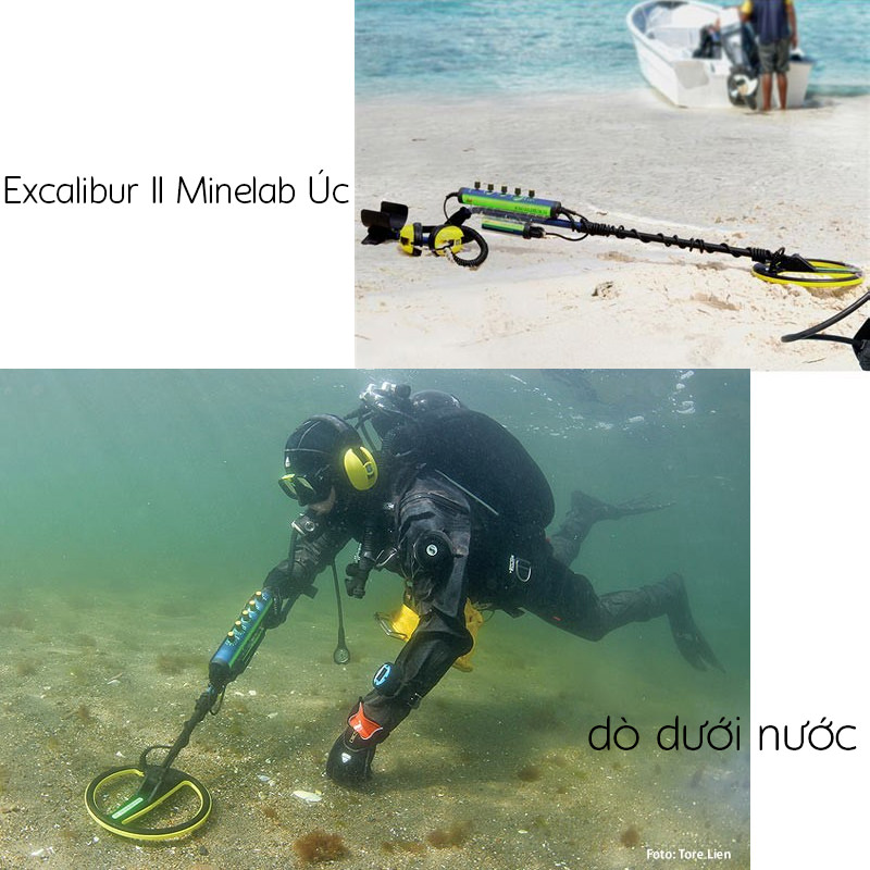 Máy dò dưới nước Excalibur II Minelab Úc