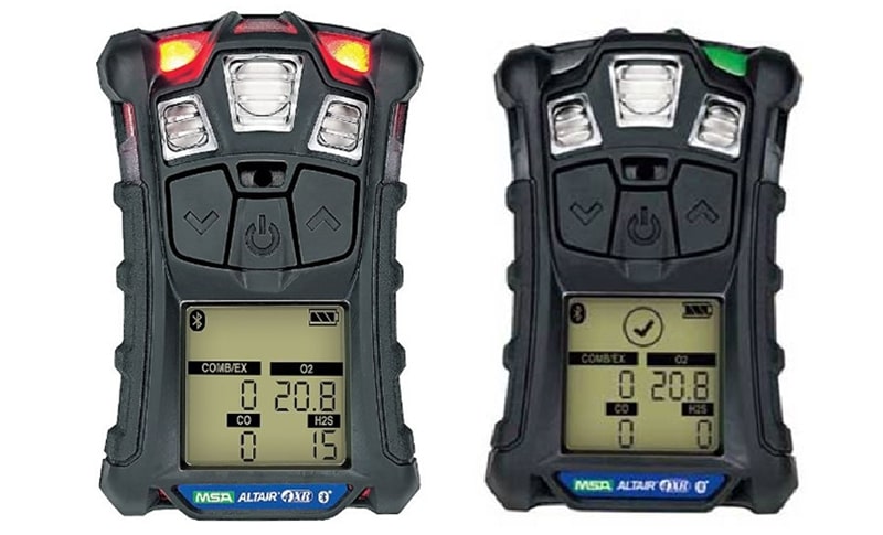 Máy đo khí MSA Altair 4XR phát hiện các loại khí LEL, O2, CO, H2S