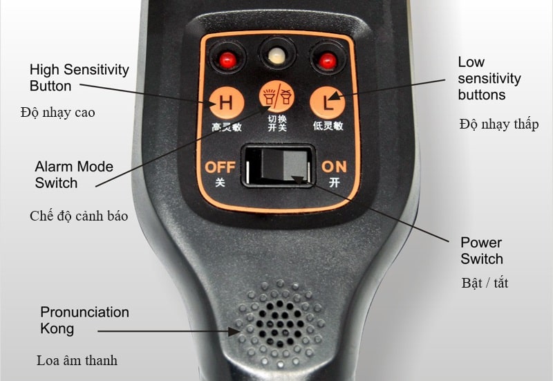 Các chế độ làm việc của tay dò GP-140
