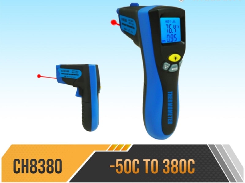 Máy đo nhiệt độ từ xa CH8380 thiết kế dạng cầm tay nhỏ gọn 