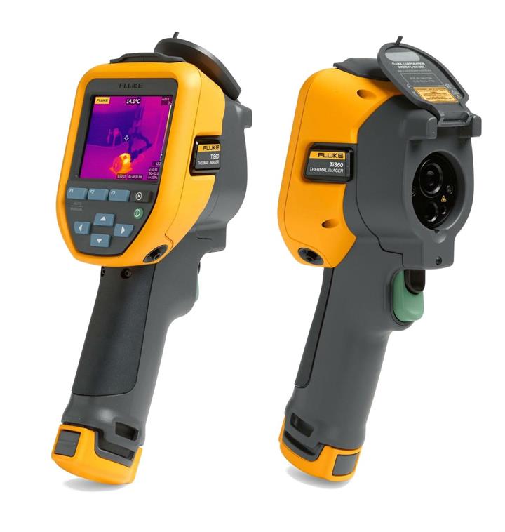 máy đo fluke tis60plus hai mặt trước và sau Camera nhiệt Fluke TiS60+ được ứng dụng trong nhiều lĩnh vực khác nhau