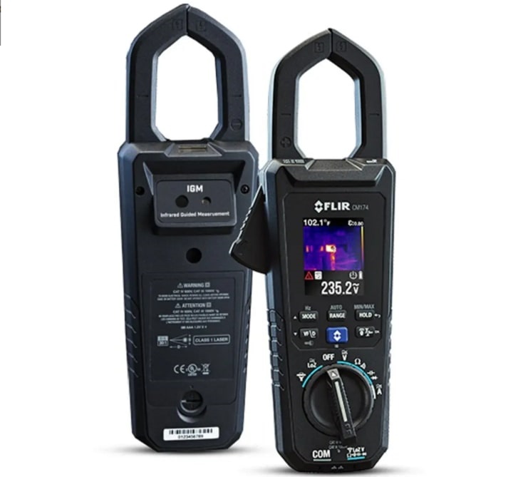 Ampe kìm tích hợp camera nhiệt FLIR CM174 cách điện tốt Ampe kìm tích hợp camera nhiệt FLIR CM174 cách điện tốt