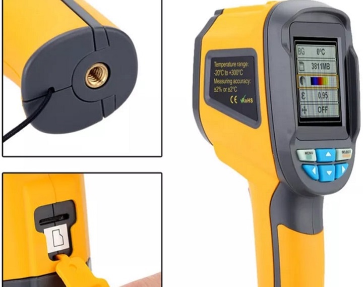 Camera nhiệt HT-03 cung cấp hình ảnh nhiệt rõ nét, dễ sử dụng