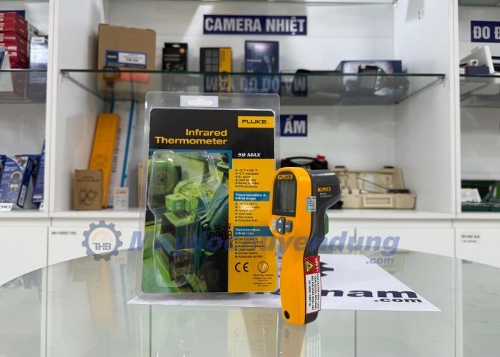 Súng bắn nhiệt độ Fluke 59 Max với khả năng đo nhiệt độ lên tới 350°C
