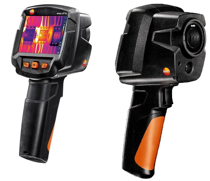 Thiết kế máy ảnh nhiệt Testo 871 chắc chắn, hình ảnh sắc nét