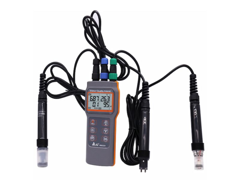 Máy đo Oxy hòa tan/pH/EC/nhiệt độ/độ mặn nước AZ86031