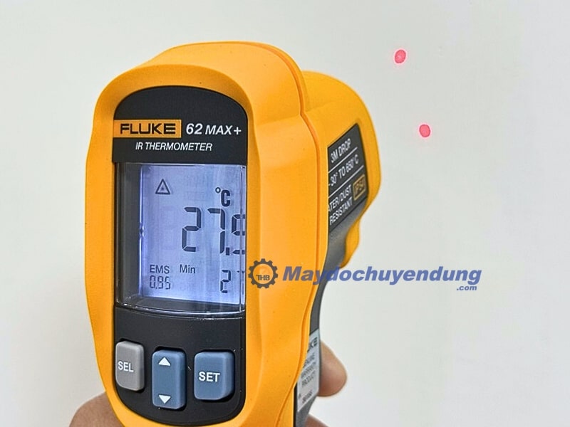 Súng đo nhiệt độ Fluke dùng 2 tia laser đo chính xác Súng đo nhiệt độ Fluke dùng 2 tia laser đo chính xác