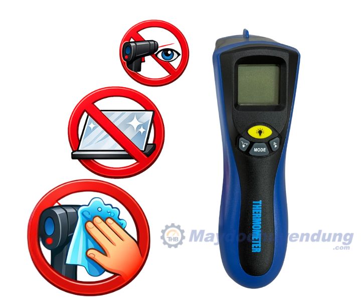 Lưu ý khi sử dụng súng đo nhiệt độ CH8380