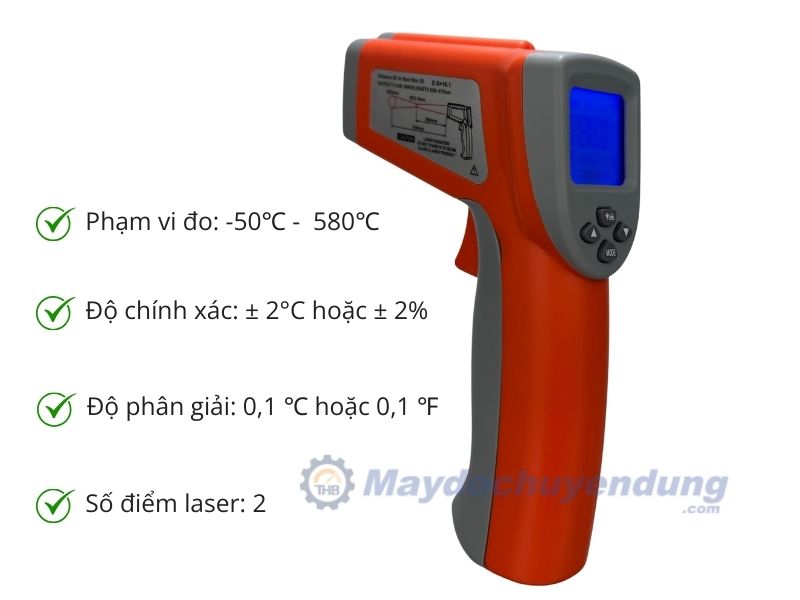 Đặc điểm nổi bật của súng đo nhiệt độ DT8580