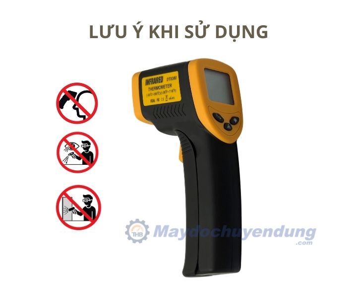 Lưu ý khi sử dụng súng đo nhiệt độ DT8380