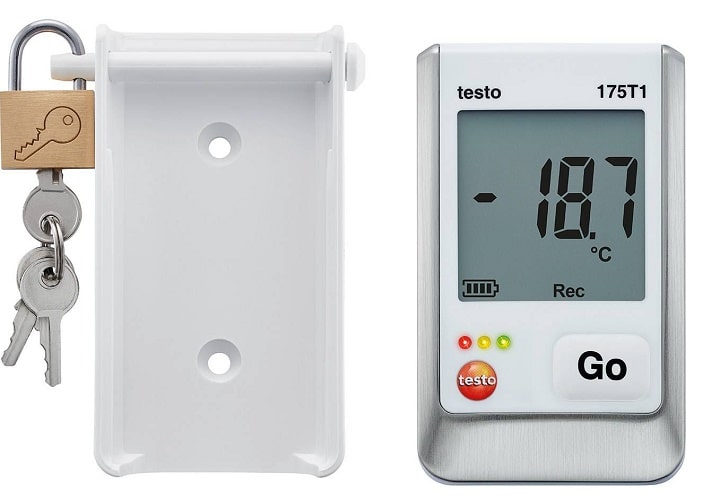 Testo 175 T1 nhỏ gọn có khóa bảo vệ Testo 175 T1 nhỏ gọn có khóa bảo vệ