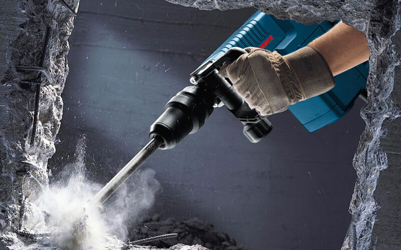 Bosch GSH 11 E có khả năng đục phá mạnh mẽ Bosch GSH 11 E có khả năng đục phá mạnh mẽ