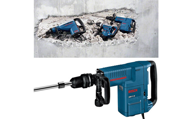 Máy đục bê tông Bosch GSH 11 E có độ bền cao Máy đục bê tông Bosch GSH 11 E có độ bền cao