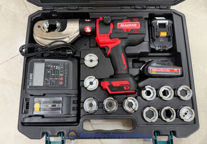 Trọn bộ sản phẩm máy ép cos thủy lực dùng pin CDY-300B