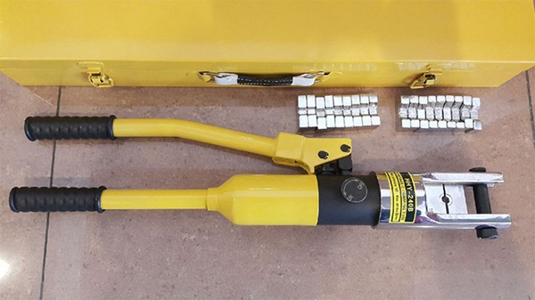 Kìm bấm cos thủy lực TLP HHY-240B có lực ép lớn đạt 14 tấn