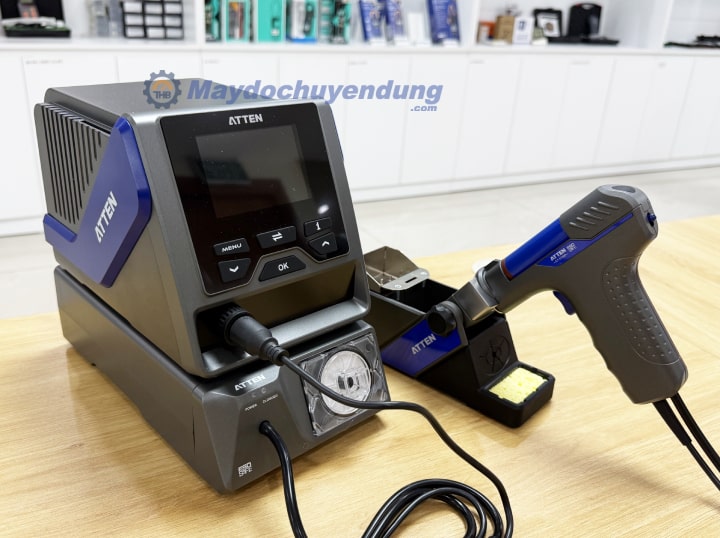 Trạm hàn đa năng Atten GT-5150P đi kèm với tay hàn chắc chắn