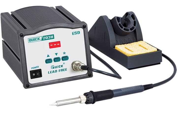 Máy hàn thiếc cao tần chỉnh nhiệt Quick 203H công suất 90W, hiệu suất cao