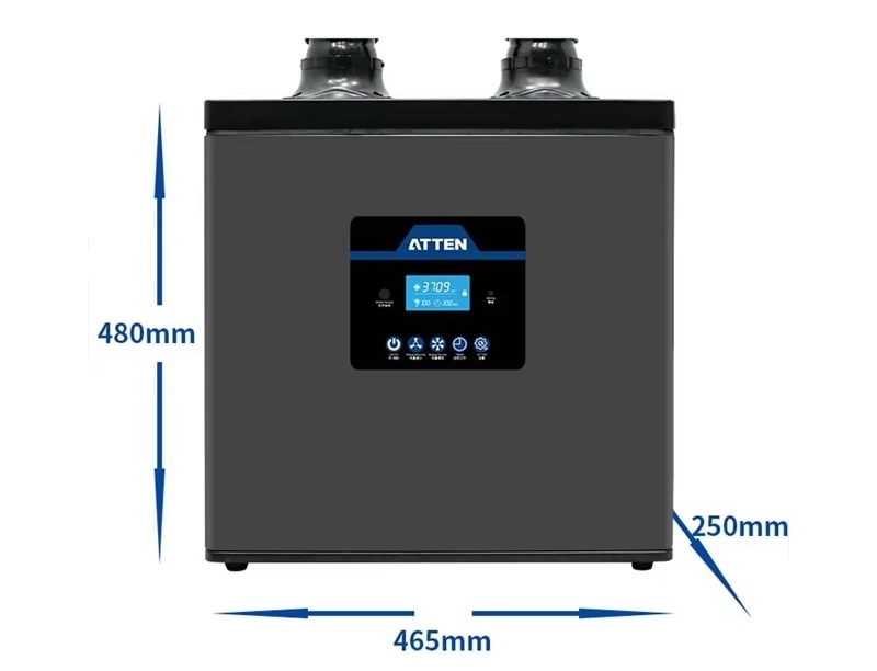 Máy hút khóc hàn Atten ST-1202 kết cấu chắc chắn, kích thước nhỏ gọn