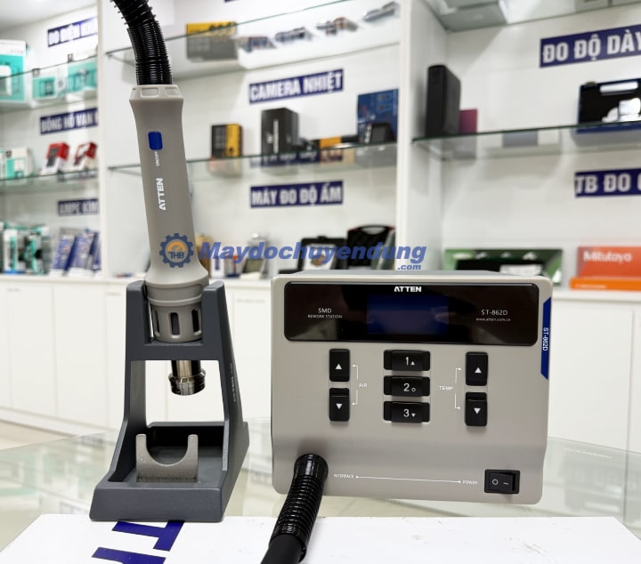 Máy hoạt động với nhiều tính năng, chức năng hỗ trợ khò nhiệt chính xác