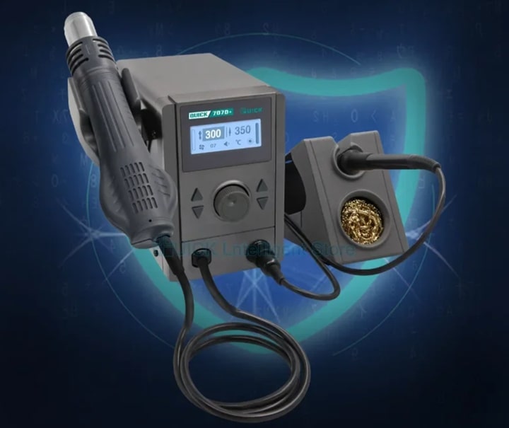 Máy khò và hàn Quick 707D+ đa năng, chất lượng cao Máy khò và hàn Quick 707D+ đa năng, chất lượng cao