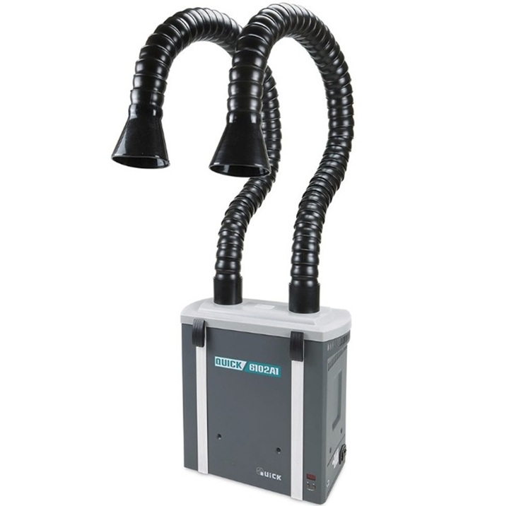 Quick 6102A1 kết cấu chắc chắn, hút và lọc khói thiếc nhanh