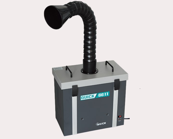 Máy hút lọc khói thiếc Quick 6611 đa tính năng, hiệu suất cao Máy hút lọc khói thiếc Quick 6611 đa tính năng, hiệu suất cao