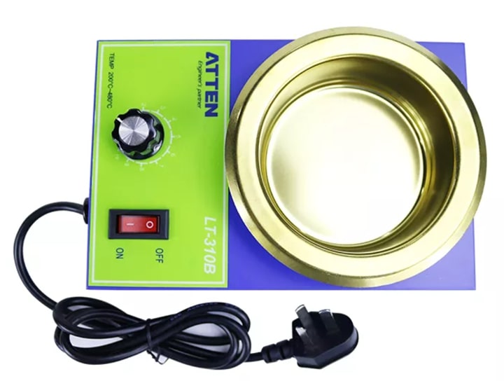 Thiết kế nồi nấu thiếc Atten LT-310B đơn giản, dễ dùng