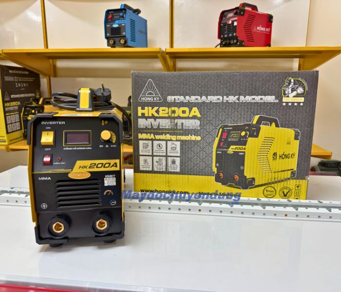 Hình ảnh thực tế máy hàn Hồng Ký HK 200A
