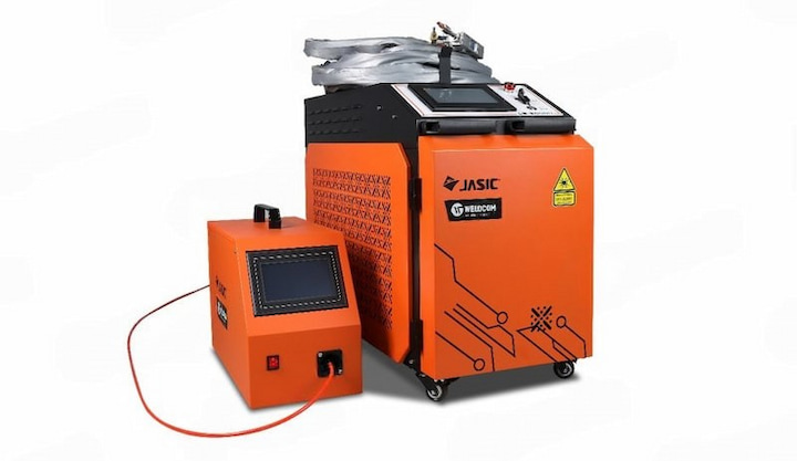 Máy hàn laser Jasic LS-20000 giúp hạn chế tối đa biến dạng, cháy chân, thủng vật liệu