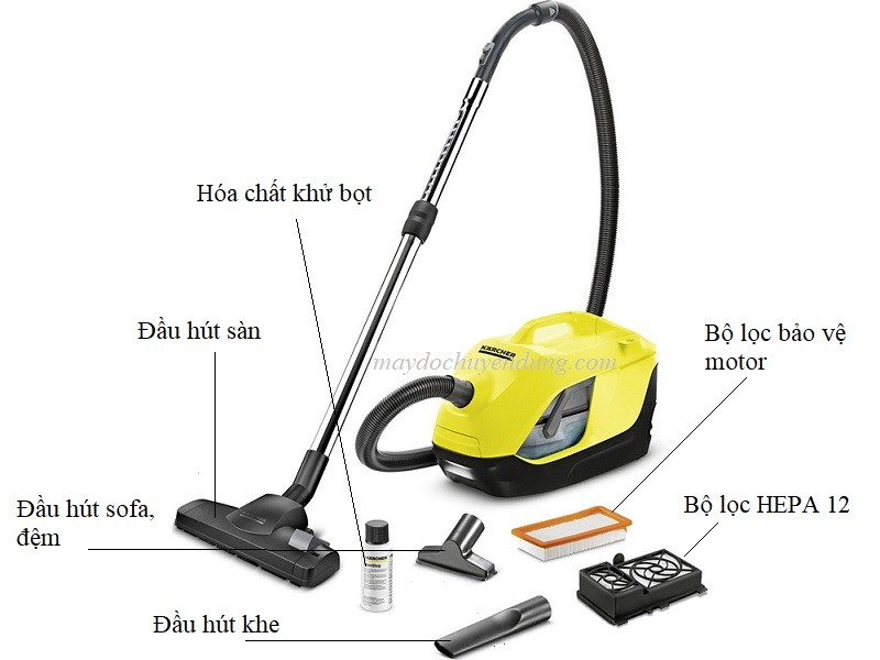 Trọn bộ máy hút bụi Karcher DS 6