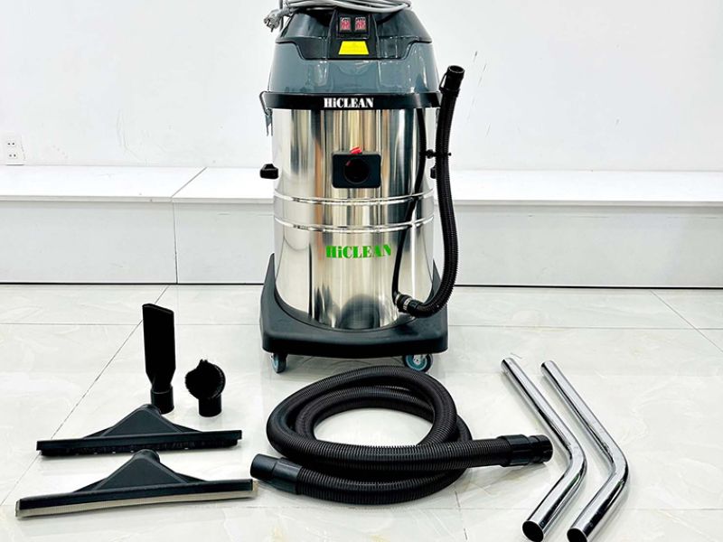 HiClean HC70 thùng chứa 70L, dễ dàng hút sạch bụi công nghiệp, mảnh vụn và nước đọng nhanh chóng