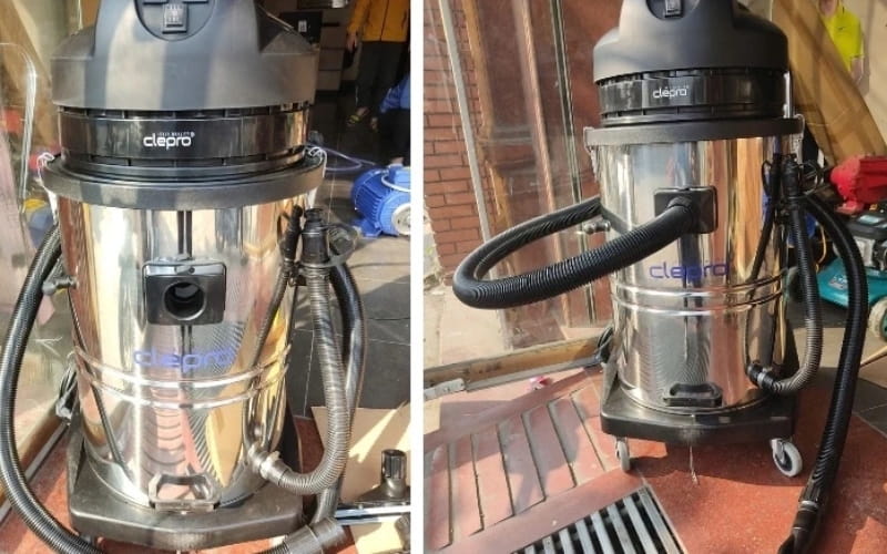 Máy hút bụi Clepro S3/60 công suất mạnh mẽ, xử lý hiệu quả các loại bụi khô và nước