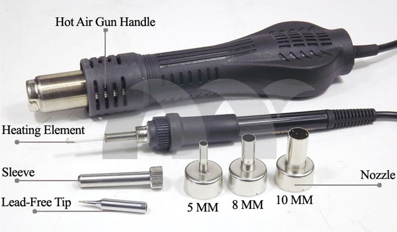 Máy khò và hàn Atten 2 in 1 AT8586