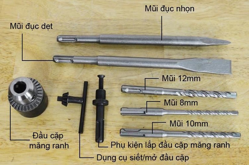Phụ kiện khoan búa EG-2606SRE