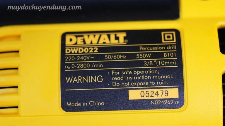 Máy khoan động lực Dewalt DWD022K Máy khoan động lực Dewalt DWD022K