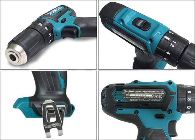 Makita HP331DSYE 12V thiết kế chắc chắn Makita HP331DSYE 12V thiết kế chắc chắn