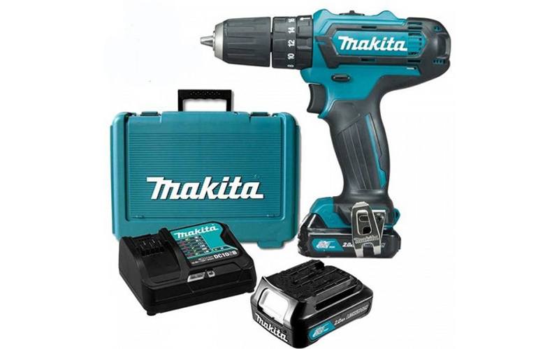 máy khoan pin có búa 12V Makita HP331DSYX1