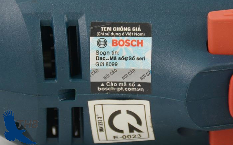 Tem máy khoan Bosch GBM 6re chính hãng Bosch