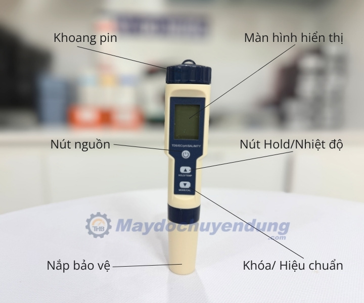 Cấu tạo của bút đo độ mặn EZ-9909SP 