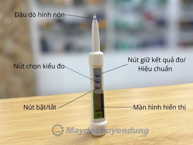 Cấu tạo của bút đo độ mặn DMT-20