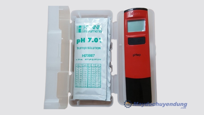 Bút đo pH Hanna thiết kế nhỏ gọn, dễ dàng cầm nắm sử dụng