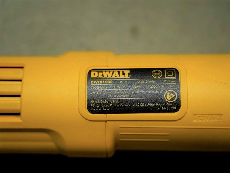 Thông số kỹ thuật của Dewalt DWE8100S
