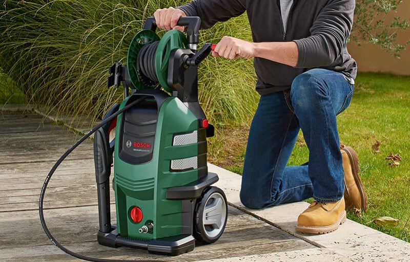 Máy phun xịt rửa áp lực cao Bosch Advanced AQT 160 Máy phun xịt rửa áp lực cao Bosch Advanced AQT 160