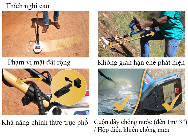 Máy rà vàng GOLD MONSTER 1000 Minelab Úc