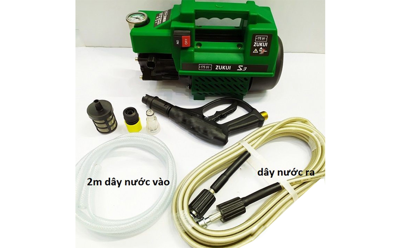 Dây áp lực của máy rửa xe Zukui S3 dài 7,5m