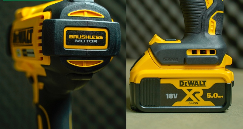 Dewalt DCF899HP2-KR 1/4inch sử dụng mô tơ không chổi than