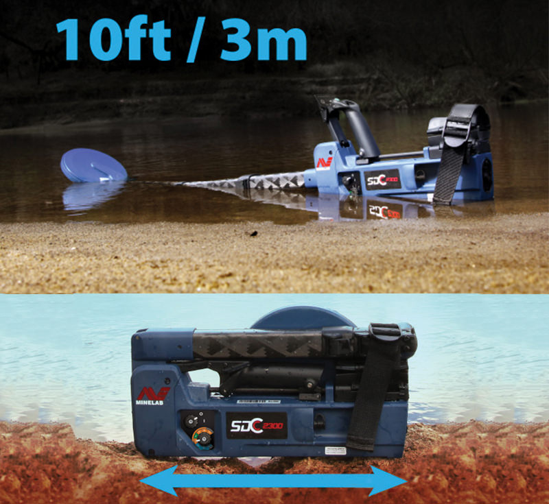 Máy tìm hạt vàng SDC2300 Minelab Úc