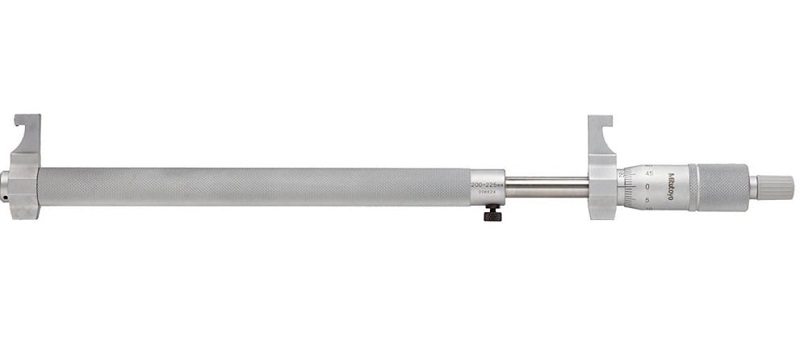Pame đo trong cơ khí Mitutoyo 145-190 dải đo rộng từ 125-150mm, độ chính xác ±9mm, độ chia 0,01mm.