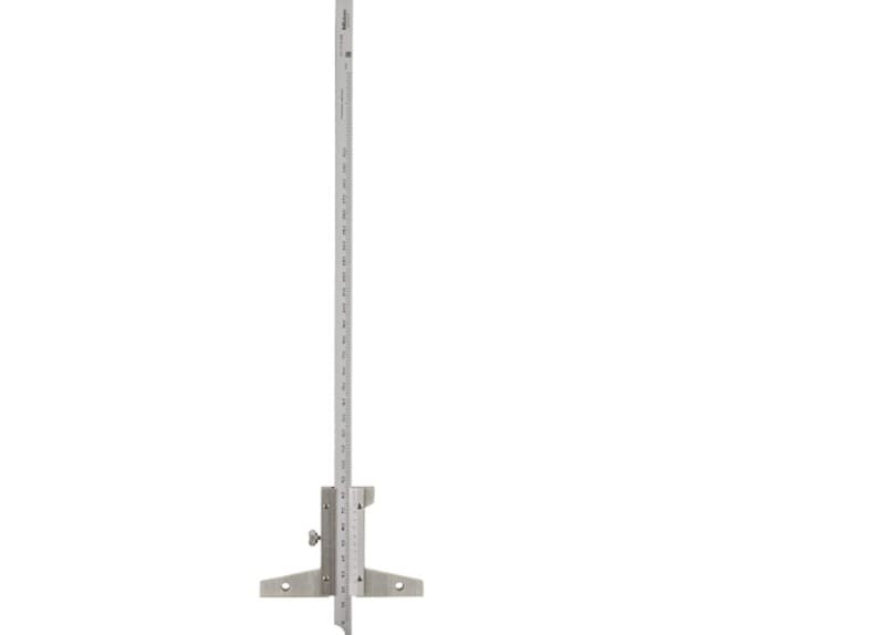 Thước đo độ sâu cơ khí dải đo 0-300 mm Mitutoyo 527-123 được làm bằng chất liệu cứng cáp Thước đo độ sâu cơ khí dải đo 0-300 mm Mitutoyo 527-123 được làm bằng chất liệu cứng cáp